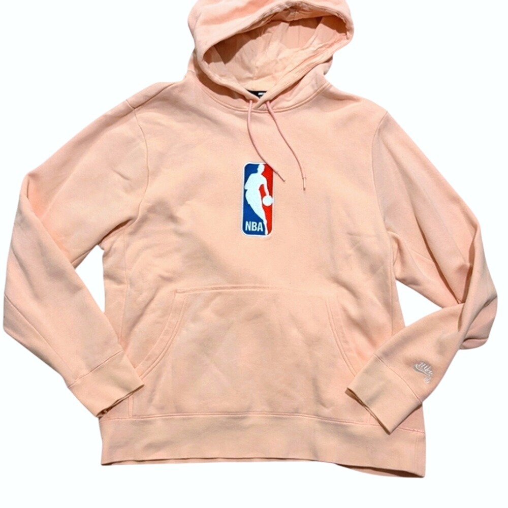 Nike SB XL Peach Pink NBA Hoodie Sweatshirt Hooded Top Shirt Basketball